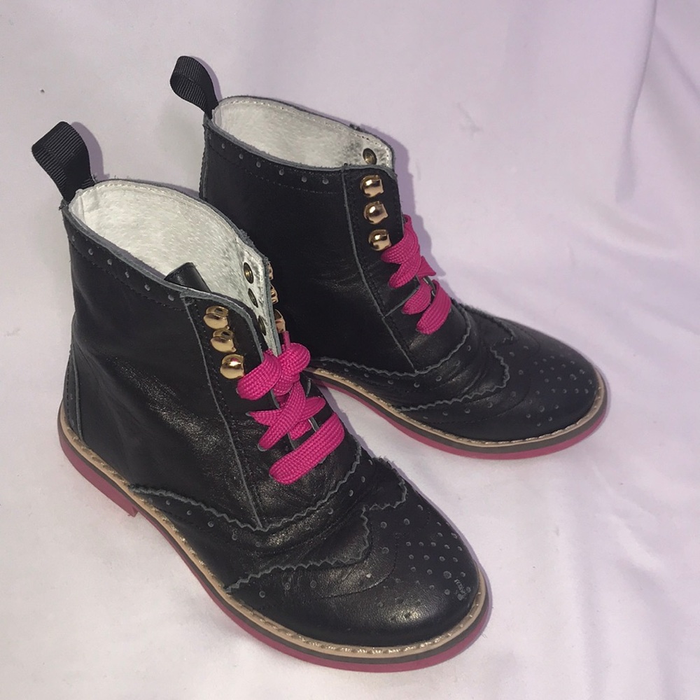 6th & Madison Black Leather Boots Size 30 (us 12)
